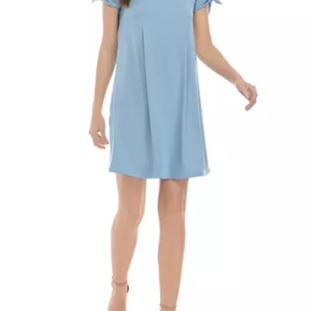 Pink Rose Short Tie Sleeve T Shirt Dress Size M